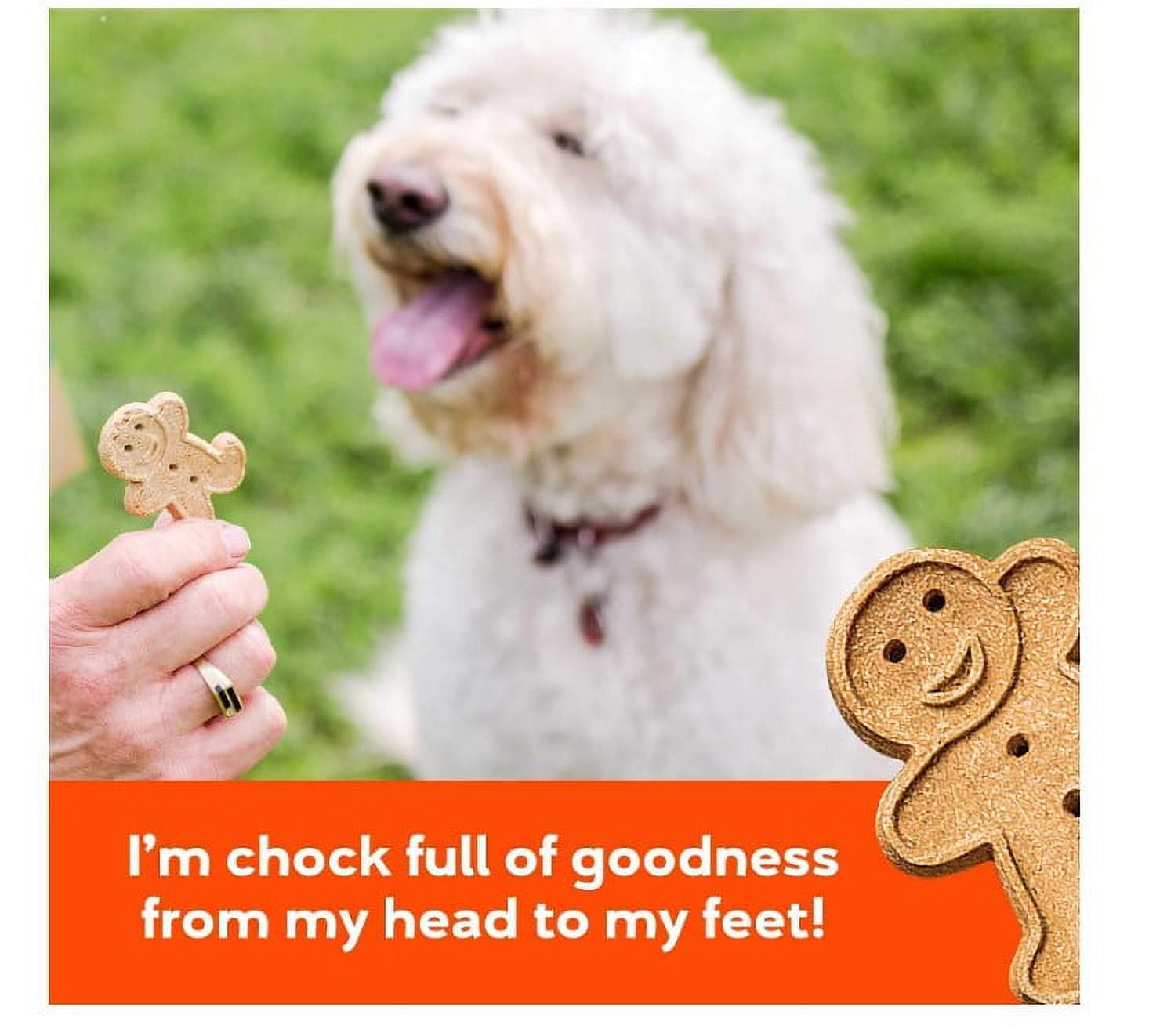 Buddy Biscuits Grain-Free Oven baked Treats with Peanut Butter Dry Dog Treats - 14 Oz. Pack Of 2