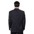 thumbnail image 4 of Austin Reed Mens Pure Wool Striped Suit Separate Coat 46 XL, Black, 4 of 5