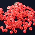 thumbnail image 2 of 100pcs/lot Luminous Half Round Stopper Beads Fishing for Sea Fishing Floating Tackle Accessories Tools He Qiyong unisex, 2 of 2