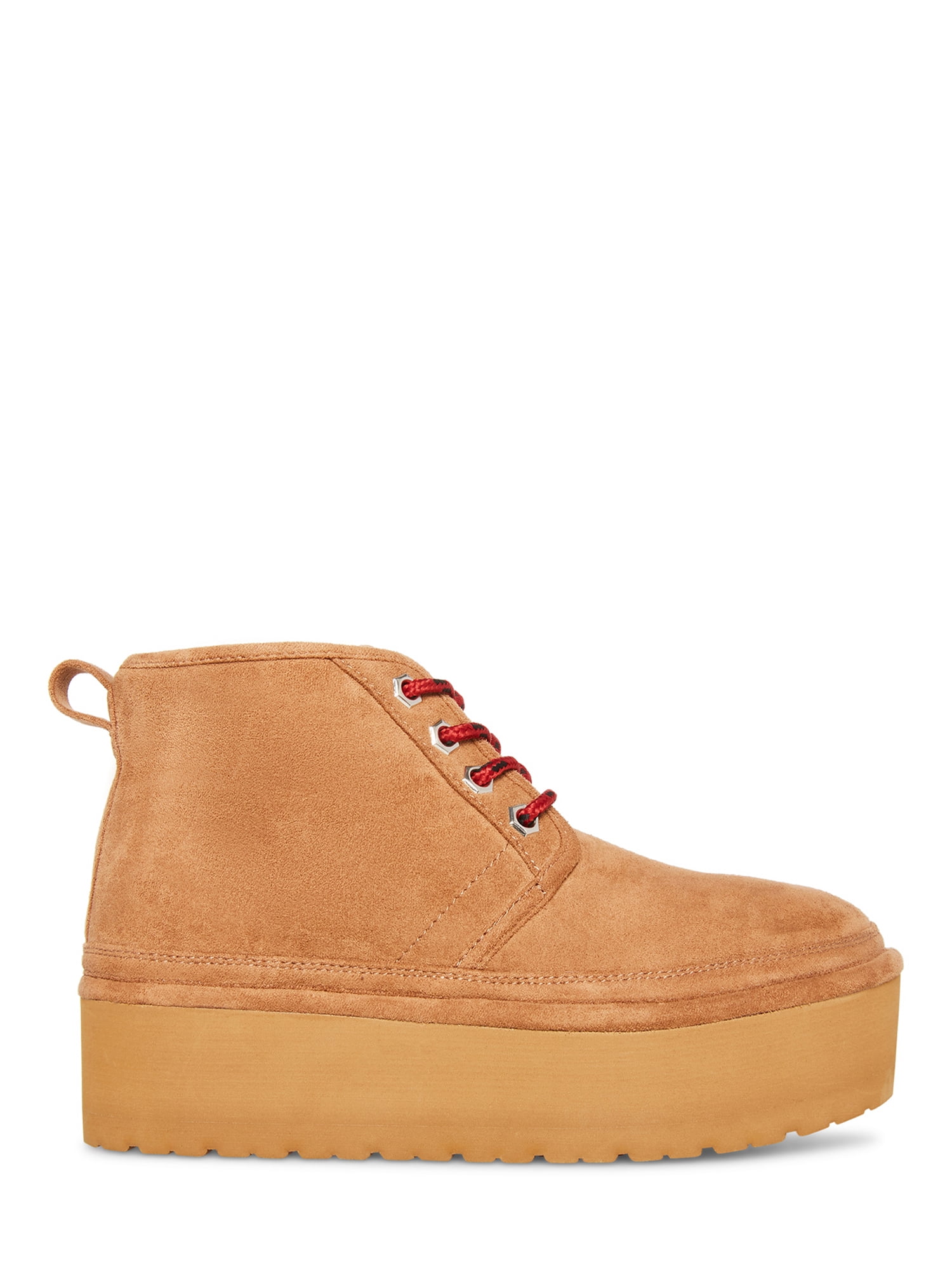 Madden Girl Women's Discco Elsaah Platform Lace Up Boot