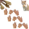 thumbnail image 1 of Minimanos Zeline para gatos, juego de 3 colores, Finger Puppets, 1 of 7
