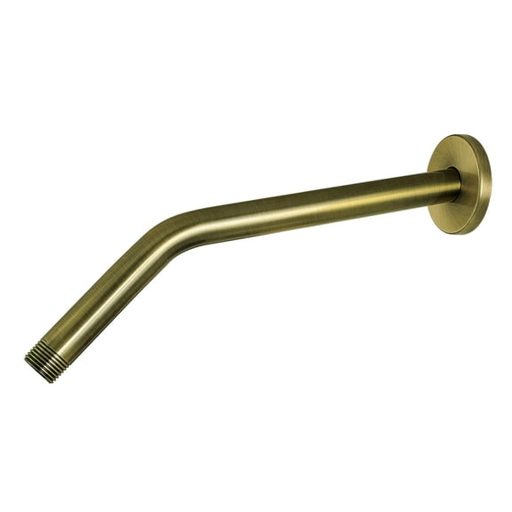 Kingston Brass K163R3 Shower Scape 12" Shower Arm with Round Flange, Antique Brass