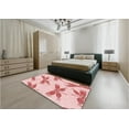 thumbnail image 4 of Ahgly Company Indoor Square Patterned Light Rose Pink Area Rugs, 4' Square, 4 of 6