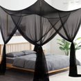 thumbnail image 4 of Mosquitera cuadrada de cuatro puertas de color negro, 4 of 5