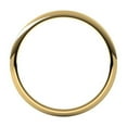thumbnail image 2 of 10k Yellow Gold 1mm Half Round Band Ring Size 8 Ring for Women and Men - 1.0 Grams, 2 of 2