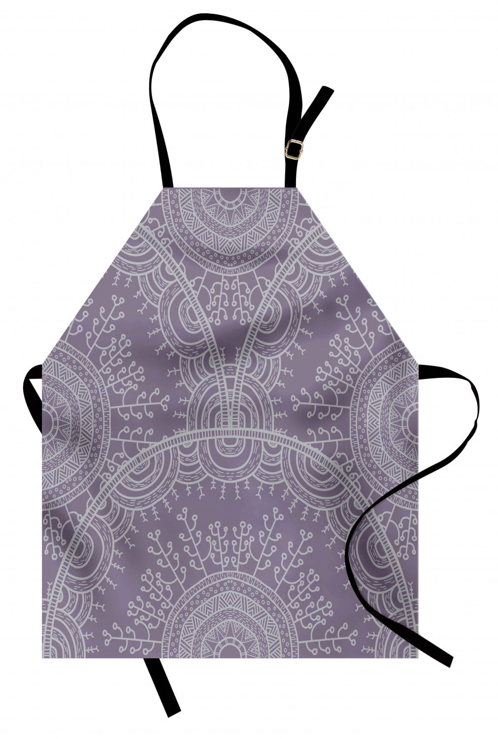 Mandala Apron, Oriental Inspired Lace Looking Ornaments in Round Shaped ...