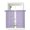 Purple, variant on Brown Gingham Tier Curtains 45 Inch Length,Sheer Curtains for Bedroom Living Room Window Modern Minimalist Geometric Plaid Rod Pocket Drapes Kitchen Curtains Small Half Window 27.5"x45" 2 Panels