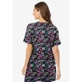 thumbnail image 2 of Woman Within Plus Size Perfect Printed Short-Sleeve V-Neck Tunic, 2 of 6