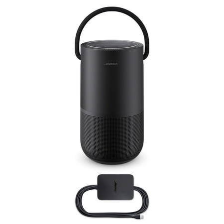Bose - Portable Smart Speaker with built-in WiFi, Bluetooth, Google Assistant and Alexa Voice Control - Triple Black