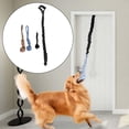 thumbnail image 3 of Dog Outdoor Hanging Toy Teething Chew Toy Door Hanging Tug Toy Tug of War Toy for Small Large Dogs Indoor Exercise Black, 3 of 9