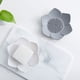 thumbnail image 2 of Jabonera En Forma De Loto, Jabonera Flexible De Silicona, Gris, Blanco, Baño, Ducha, Caja De Almacenamiento De Jabón, Soporte De Drenaje De Placa Minnieouse HA024816-02, 2 of 5