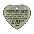 thumbnail image 1 of EGNMCR Room Decor Home Decor Friendship Heart Sympathy Gifts A Warm Heart For Sisters Friend Festival decorations, 1 of 1
