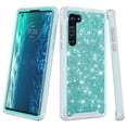 thumbnail image 3 of for Motorola Moto Edge Glitter Case Phone Case Dual Layer Full-Body Rugged Clear Back Case Drop Resistant Shockproof Case, 3 of 4