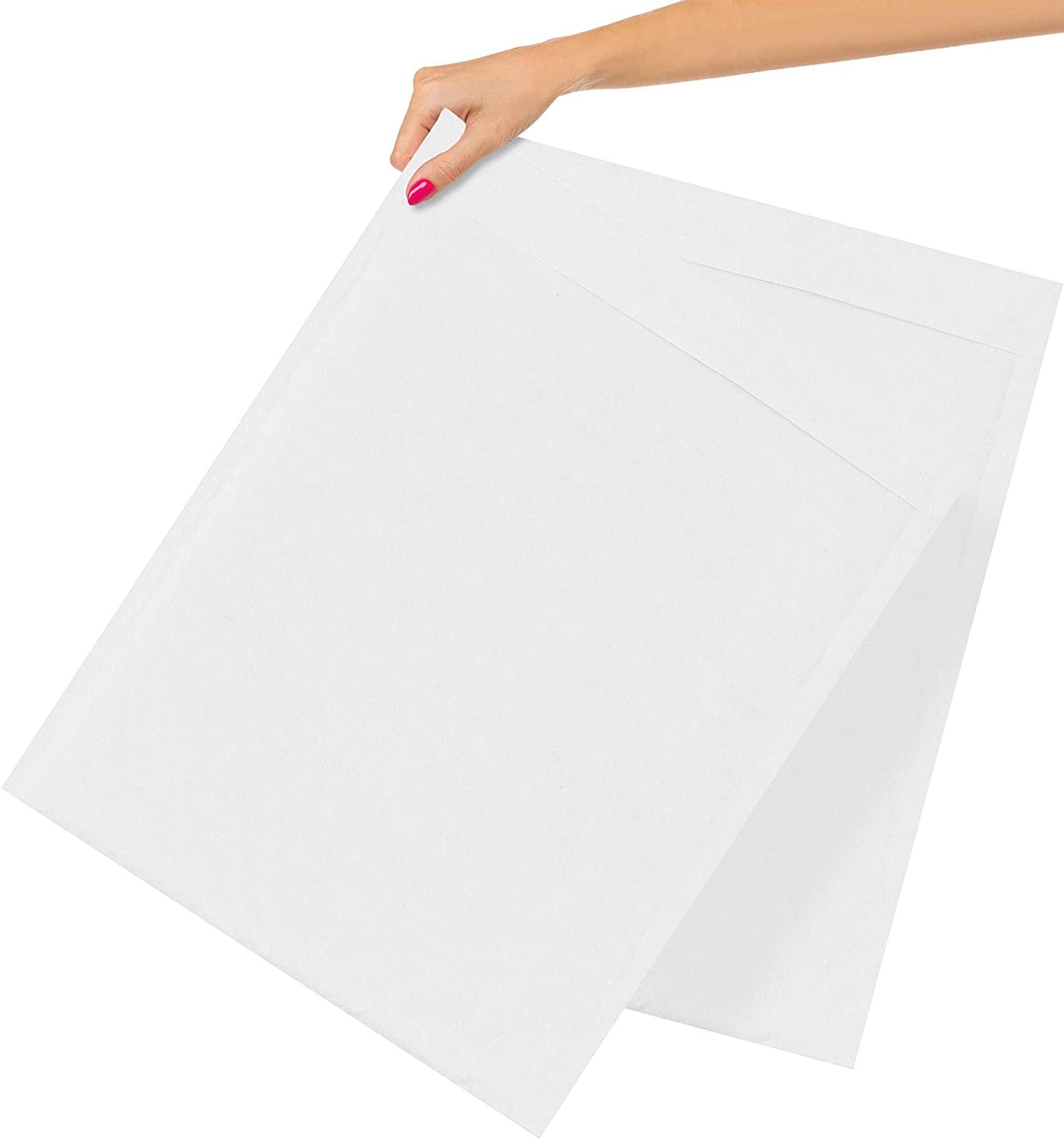 Kraft Bubble Mailers 14.25 x 19, White Kraft Bubble Envelopes 5 Pack