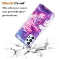 thumbnail image 4 of Allytech Compatible with Samsung Galaxy A33 5G Case, Marble Design Series Case for Women Boys Girls Soft Slim TPU Shockproof Cover for Samsung Galaxy A33 5G, Red Purple Marble, 4 of 7