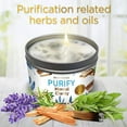 thumbnail image 5 of Magnificent 101 Purify 6oz Natural Soy Aromatherapy Clarity Intention Candle with Sage, Palo Santo, and Sandalwood, 5 of 5