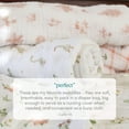 thumbnail image 6 of aden + anais Essentials Swaddle Blanket, 4 Pack, Piece of My Heart, 6 of 7