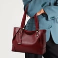 thumbnail image 4 of Genuine Leather Hobo Tote Bag, Women's Grainy Shoulder Handbag Purse, 4 of 12