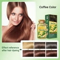 thumbnail image 2 of 10-Pack Bubble Hair Dye with Plant Extracts, Natural Hair Dye & Bubble Color Kit, Gentle & Even Application, Non-Damaging Formula, Leaves Hair Soft & Shiny, Includes Conditioner (Coffee Color), 2 of 8