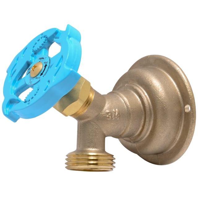 Llave para manguera SharkBite de latón en ángulo de 90 grados, 3/4 x 3/4 pulgadas MHT