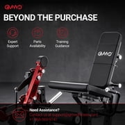 GMWD Leg Extension and Curl Machine LE08 2.0, Adjustable Leg Curl Machine with Plate Loaded, Seated Leg Extension and Lying Curl Machine for Home Gym, Leg Workout Equipment