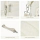 thumbnail image 2 of Cuerpo Cruzado Acolchado para Mujeres Botella Hombro Con Bolsillos Suaves () Blanco, 2 of 9