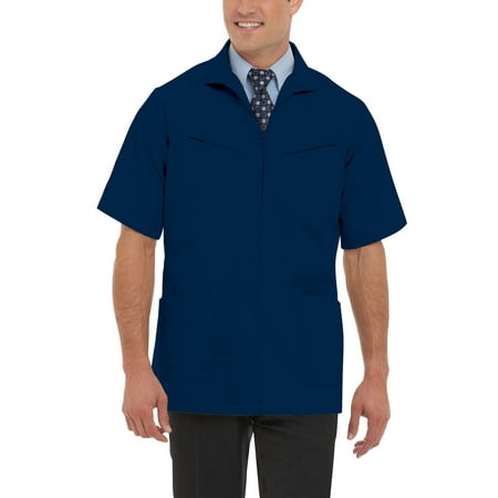 Landau Men's Professional Short Sleeve Scrub Jacket, Style