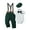 Green, variant on CARETOO Baby Boy Clothes Suit 0-24M Infant Newborn Gentleman Outfit Dress Shirt Bowtie Pants Hat Set