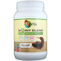 Skinny Jane Skinny Blend – Best Tasting Plant Based Protein Powder - Vegan, Vegetarian, Low Carb, Keto Friendly, Gluten Free, Dairy Free, and Egg Free - Rich Chocolate – 2 Pound