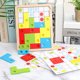 thumbnail image 5 of Bloques de rompecabezas de madera de Tetris para el pensamiento lógico de los niños pequeños, 5 of 5