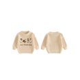 thumbnail image 2 of RUINIXCW Toddler Baby Girl Boy Thanksgiving Sweater Outfit Infant Boy Girl Fall Winter Clothes Kids Turcky Goose Knit Sweater Jumper Pullover Tops, 2 of 10