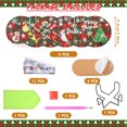 thumbnail image 2 of Posavasos Wdftyju artesanales con pintura de diamantes forma especial de perro hombre de jengibre calabaza 6/8 Uds, 2 of 9