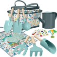 thumbnail image 1 of Set de jardinería para niños Qtioucp con bolso tote, regadera y más, 1 of 7