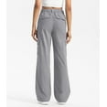 thumbnail image 5 of Hiauspor Women's Cargo Pants Wide Leg High Waisted Hiking Work Casual Lightweight Stretch Grey M, 5 of 10