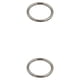 thumbnail image 4 of Wosthever 10 Pieces 3cm Keys Rings Alloy Handmade Reusable Circle Accessories Professional DIY Keyring Handicraft Organization Gris 2Conjunto, 4 of 6
