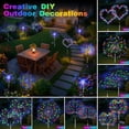 thumbnail image 3 of Luces solares de jardín btfarm 120 LED, 8 modos, resistentes al agua, 3 of 7