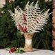 thumbnail image 1 of Ramo Decorativo para Bodas, Fiestas y Navidad (12 Hojas Artificiales con Purpurina)., 1 of 6