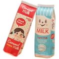 thumbnail image 1 of Veeki Creative Milk Cartons Estuche impermeable de poliuretano de gran capacidad, portalápices de poliuretano, estuche para bolígrafos, organizador de papelería para niños y ni, 1 of 3
