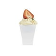 thumbnail image 6 of Restaurantware-2 Ounce Dessert Cups, 100 Square Appetizer Cups - Disposable, Small Size, White Plastic Dessert Shooters, Sturdy, For Fruits, Parfaits, Or Snacks, Use At Parties, Events, 6 of 7