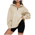 thumbnail image 2 of Tops Para Mujer Blusas de Manga Larga Moda Casual Impreso Cuello Vuelto Camiseta Suelta Otoño Jersey Odeerbi ODB185329, 2 of 6