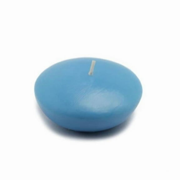 Jeco CFZ-056-6 3 in. Floating Candles, Turquoise - 72 Piece