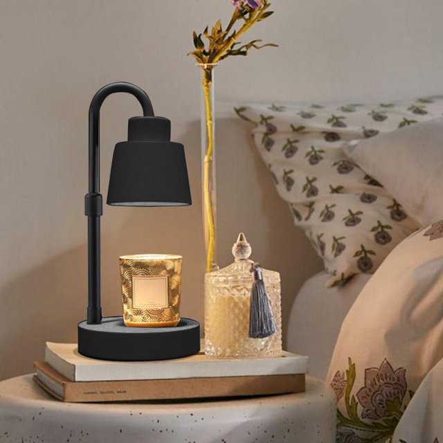 Feltree Adjustable Height Candle Warmer Lamp with Timer Dimmer, Flameless Fragrance Melter for Large Jar Candles (Candle Not Included)