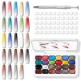 thumbnail image 1 of Gel de uñas Karroy Sponge Pat Pat, 24 colores, curado con UV o LED, 1 of 6