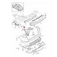 thumbnail image 4 of Reemplazo De Guía De Soporte De Parachoques Trasero Para 92A 2011-2018, Alta Durabilidad, Fácil Montaje Para Mayor Seguridad, Material ABS, 4 of 7