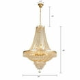 thumbnail image 3 of Miumaeov Luxury K9 Crystal Chandelier Gold French Empire Large Foyer Ceiling Light Pendant Lamp Fixture, 3 of 12