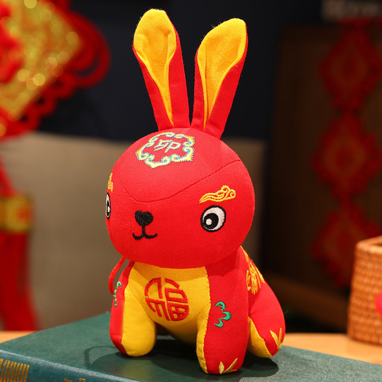 MEIDELI 2023 Year Mascot Doll Festival Decoration Lovely Realistic