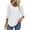 A-White, variant on Summer Blouses for Women 3/4 Sleeve Shirts Ladies Casual Crew Neck Womens Tunic Tops