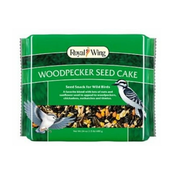 Royal Wing 14231 All Seasons Wild Bird Food 24 Ounce Bag Woodpecker Seed Cake