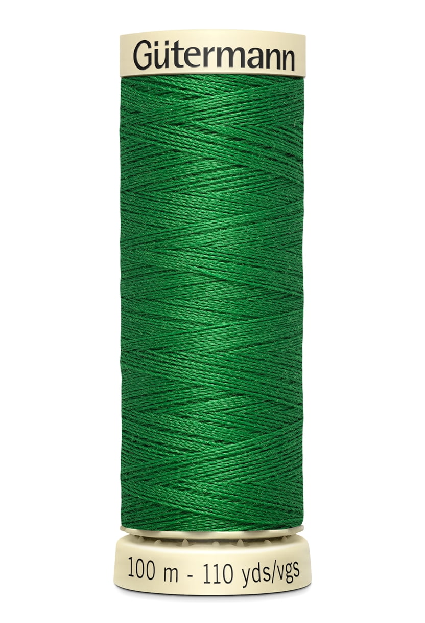3 NEW different Dark Green GUTERMANN 100% polyester thread 110 yard spools 