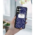 thumbnail image 5 of WIRESTER Shockproof Soft Rubber Cover Case for Samsung Galaxy S25 6.2" 2025, Blue Composition Book, 5 of 5